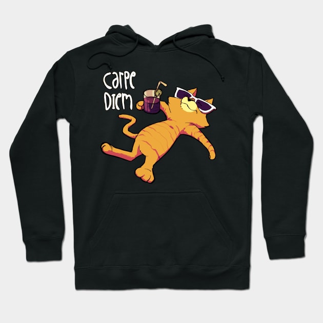 carpe diem Hoodie by sebstadraws